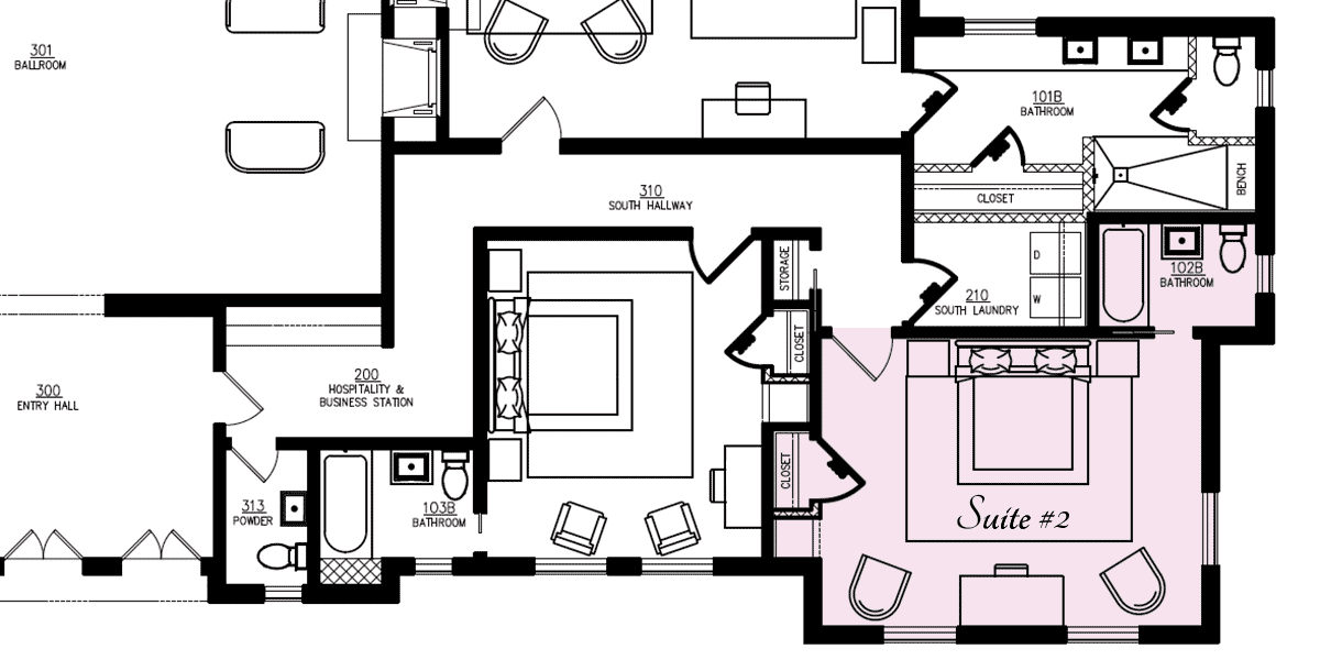 Suite 2 floor plan