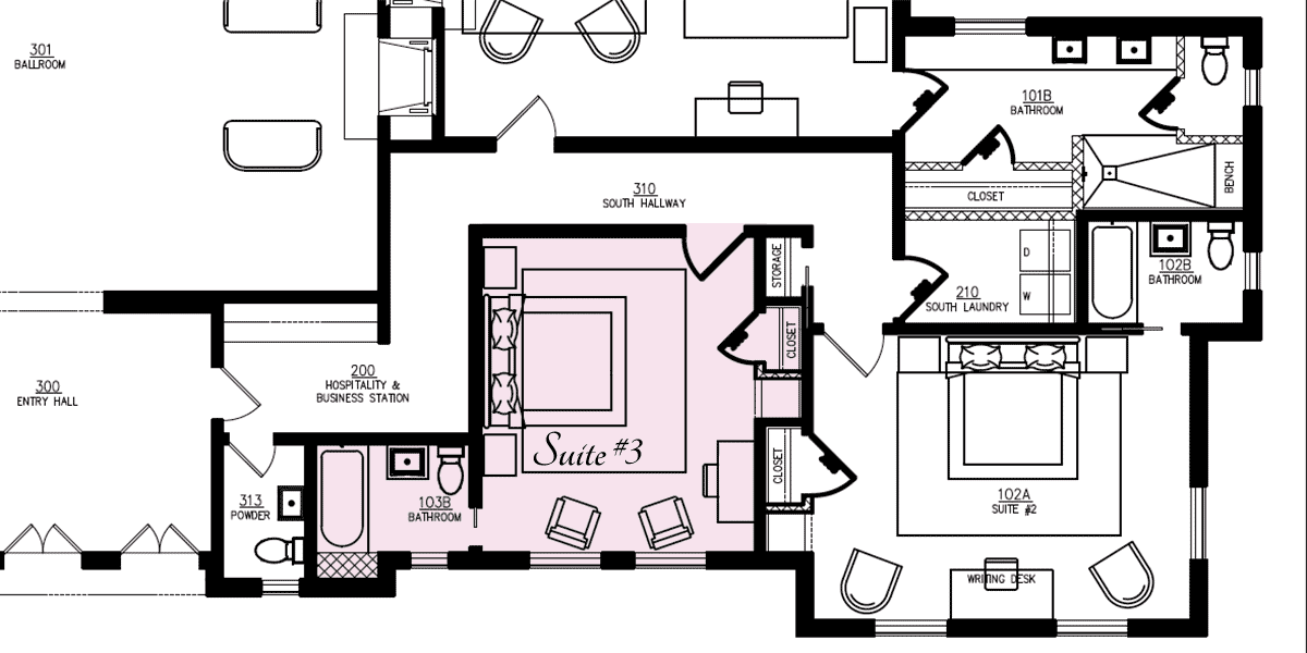 Suite 3 floor plan